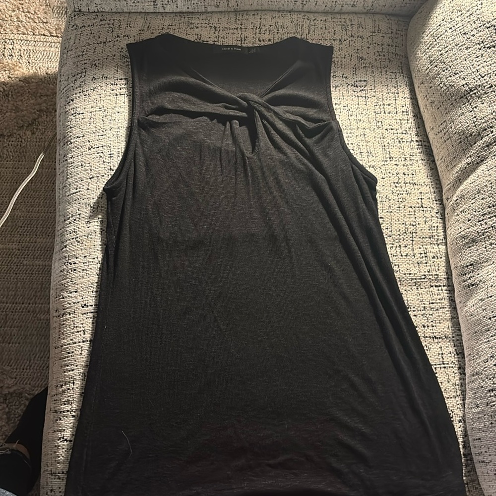 Doe and Rae cut out tank top black